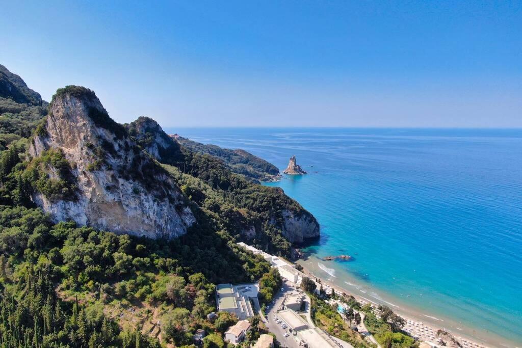 Casa Tramonto Beach View Agios Gordios  Dış mekan fotoğraf