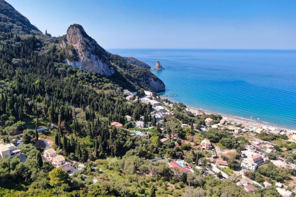 Casa Tramonto Beach View Agios Gordios  Dış mekan fotoğraf